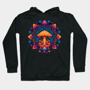 Psychedelic Mushroom Mandala Hoodie